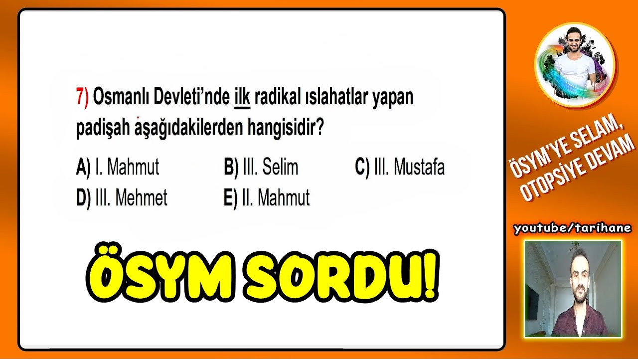 7) Osmanlı Devleti Gerileme Dönemi Soru Çözümü - KPSS Tarih 2026 AGS