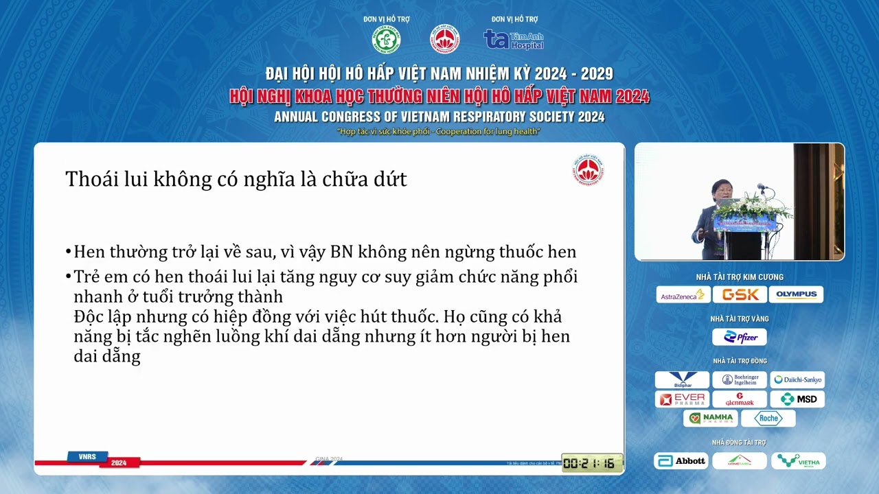 Cập nhật chẩn đoán và điều trị hen 2024