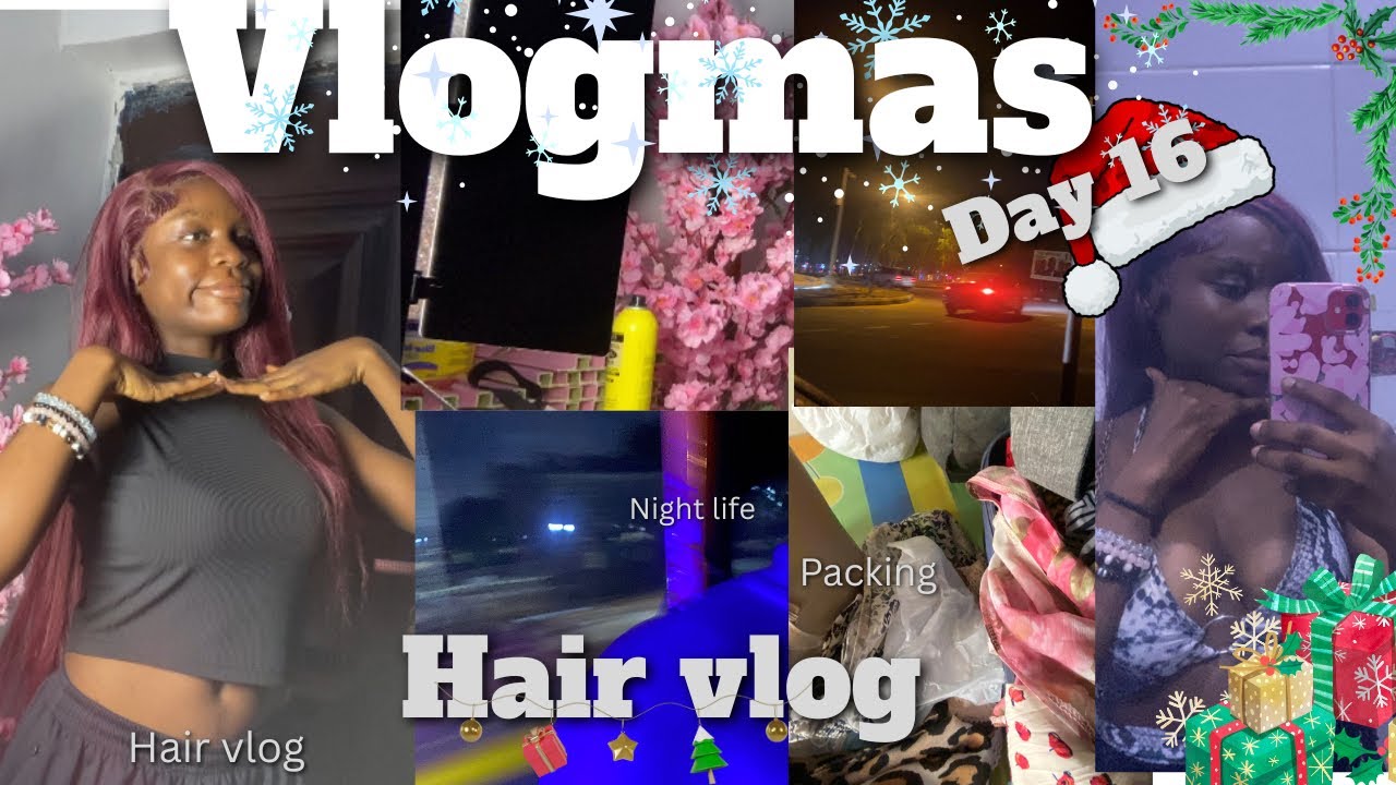 Vlogmas Day 16 🎄 | Hair Day, School Edition