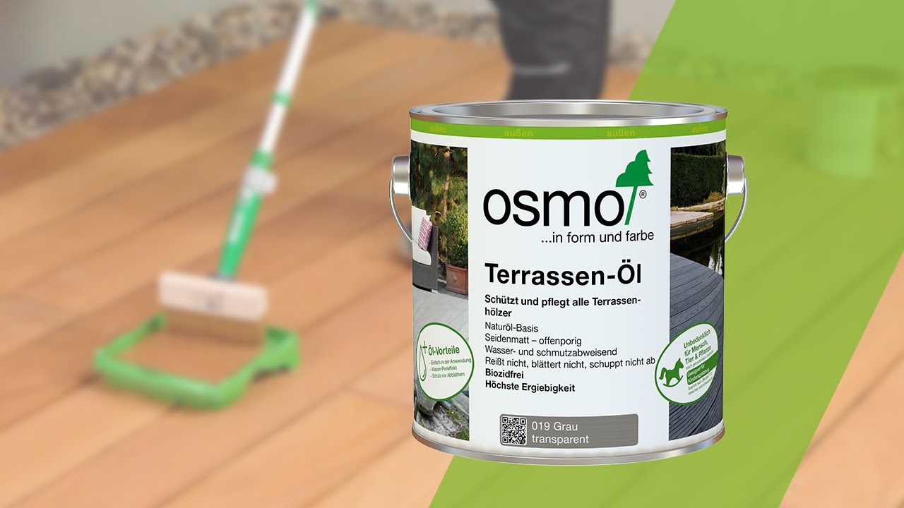 Terrassen-Öl - Deine Holz-Terrasse perfekt behandeln!