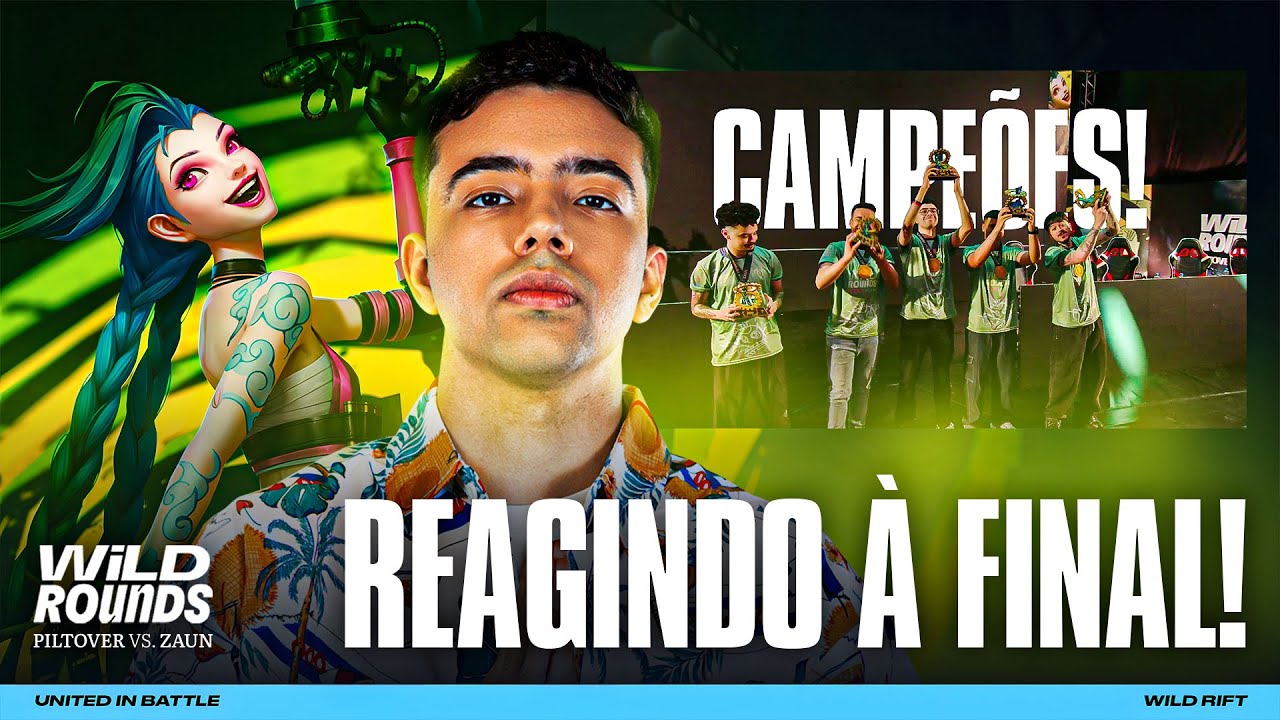 REACT FINAL DO WILD ROUNDS PRESENCIAL - TIME PILTOVER x TIME ZAUN
