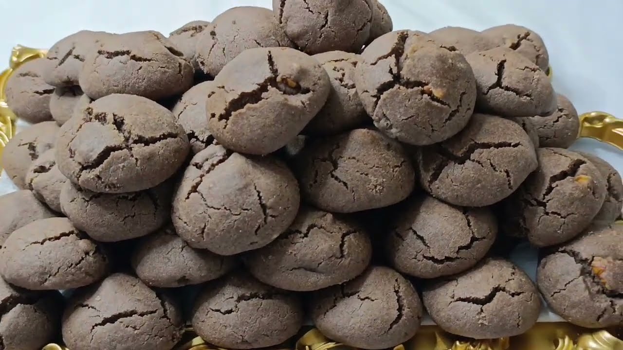 غريبة العيد بالشكلاط والجوز ساهلة واقتصادية بدون عناء😋💯💯