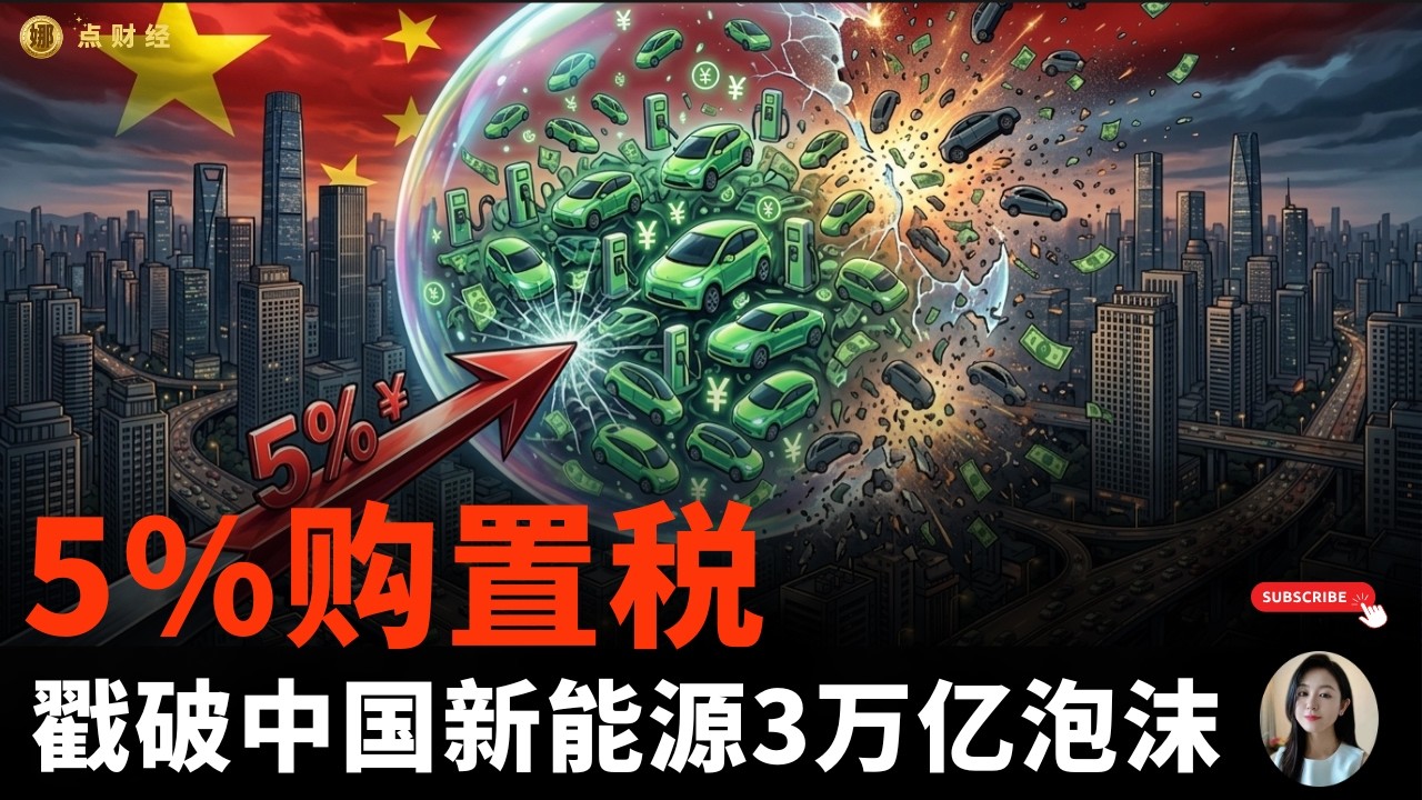 5%购置税，戳破中国新能源车3万亿泡沫/中国时事经济/娜点财经20260313