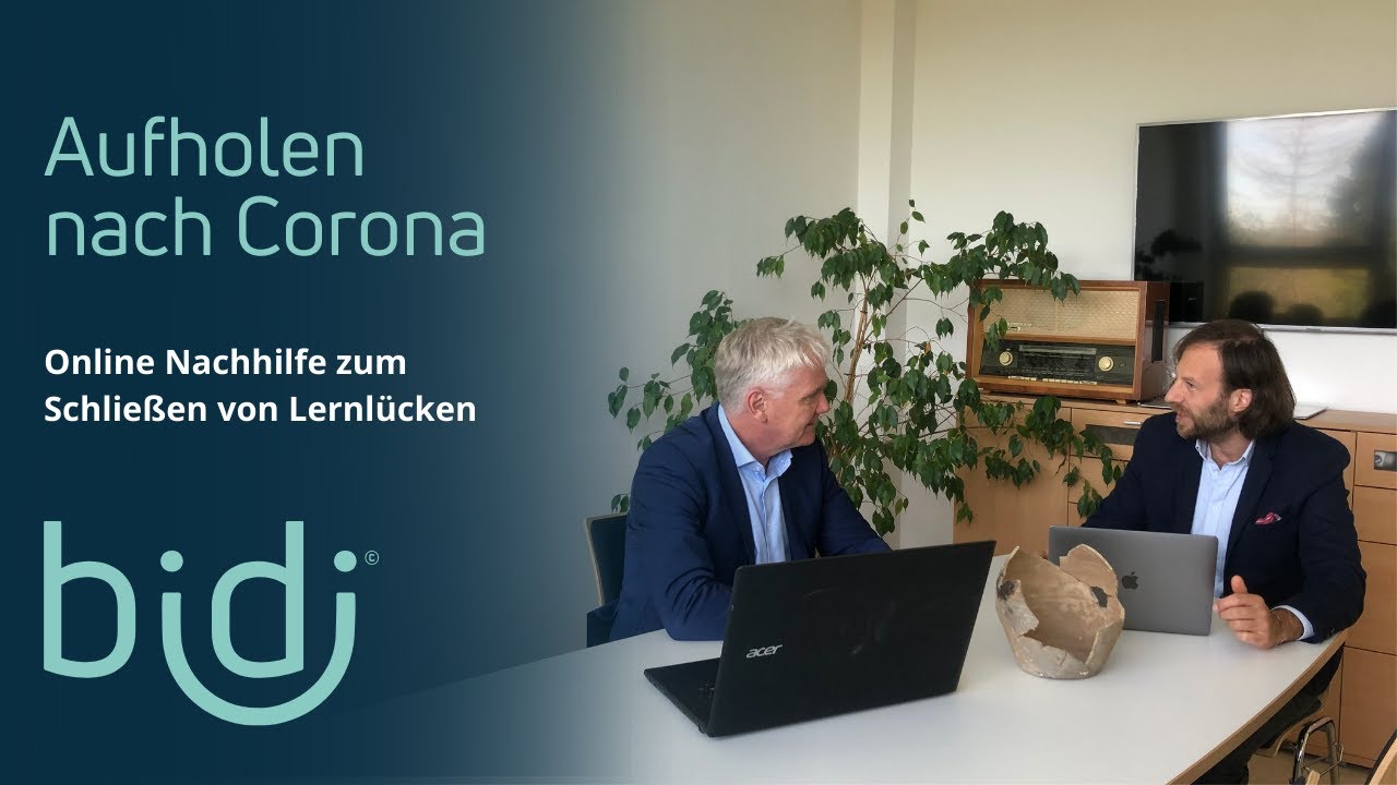 MDR Sachsenspiegel - Aufholen nach Corona durch Online Nachhilfe mit bidi Bildung Digital