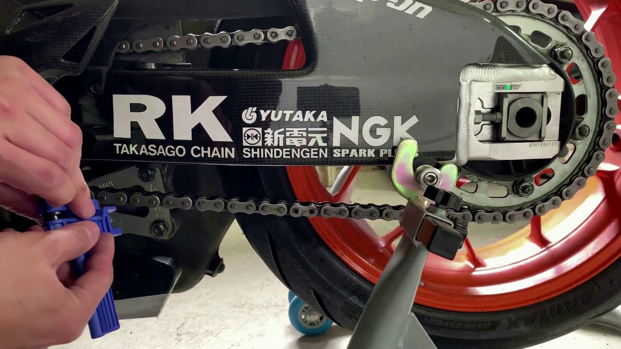 2013 Honda CBR1000RR chain adjustment