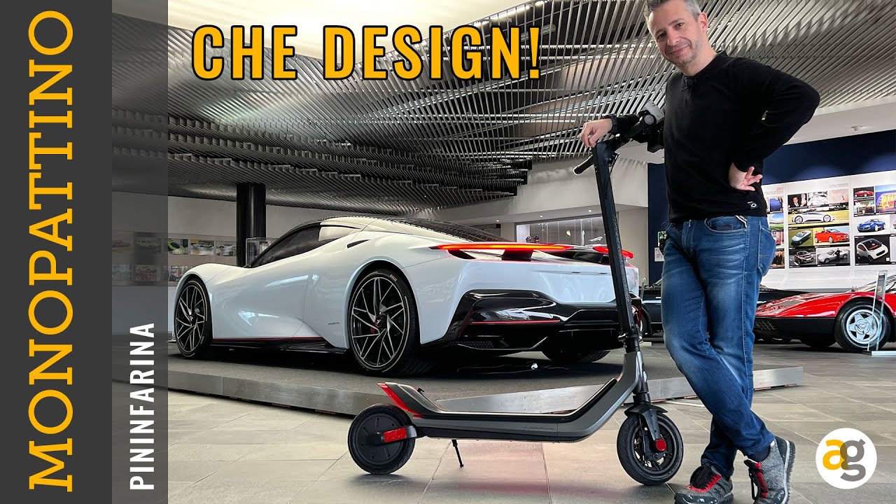 Il MONOPATTINO di PININFARINA. CHE DESIGN!