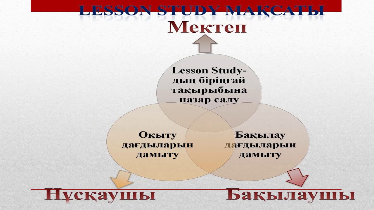 3 Оқыту мен оқу үдерісінде Lesson Study әдісін қолдану