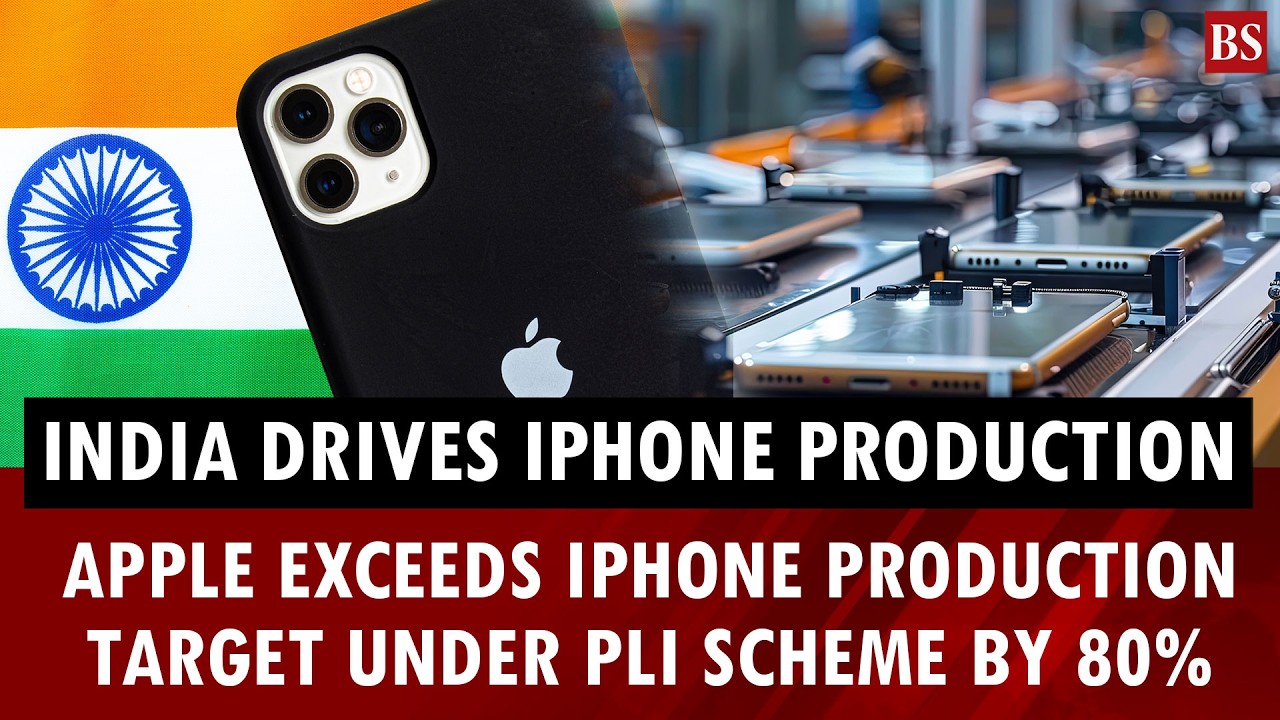 India drives iPhone production: Apple exceeds iPhone production target under PLI scheme by 80%