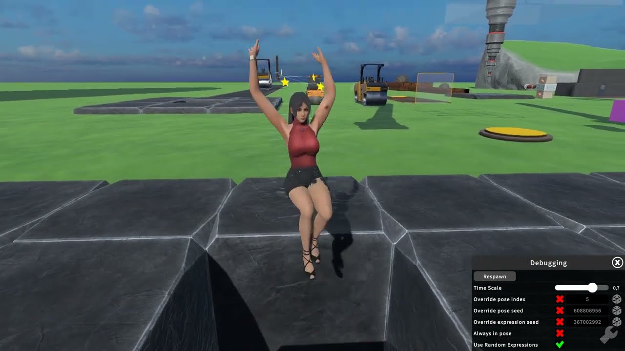 Flattened Girls Mai Velness flattened (Malleable Girl Simulator 1.8.1)