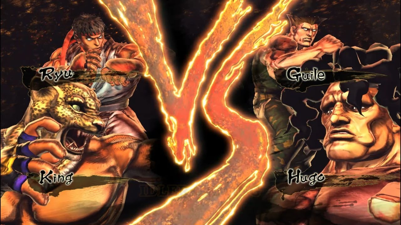 King Ryu VS Hugo Guile Hardest Street Fighter X Tekken