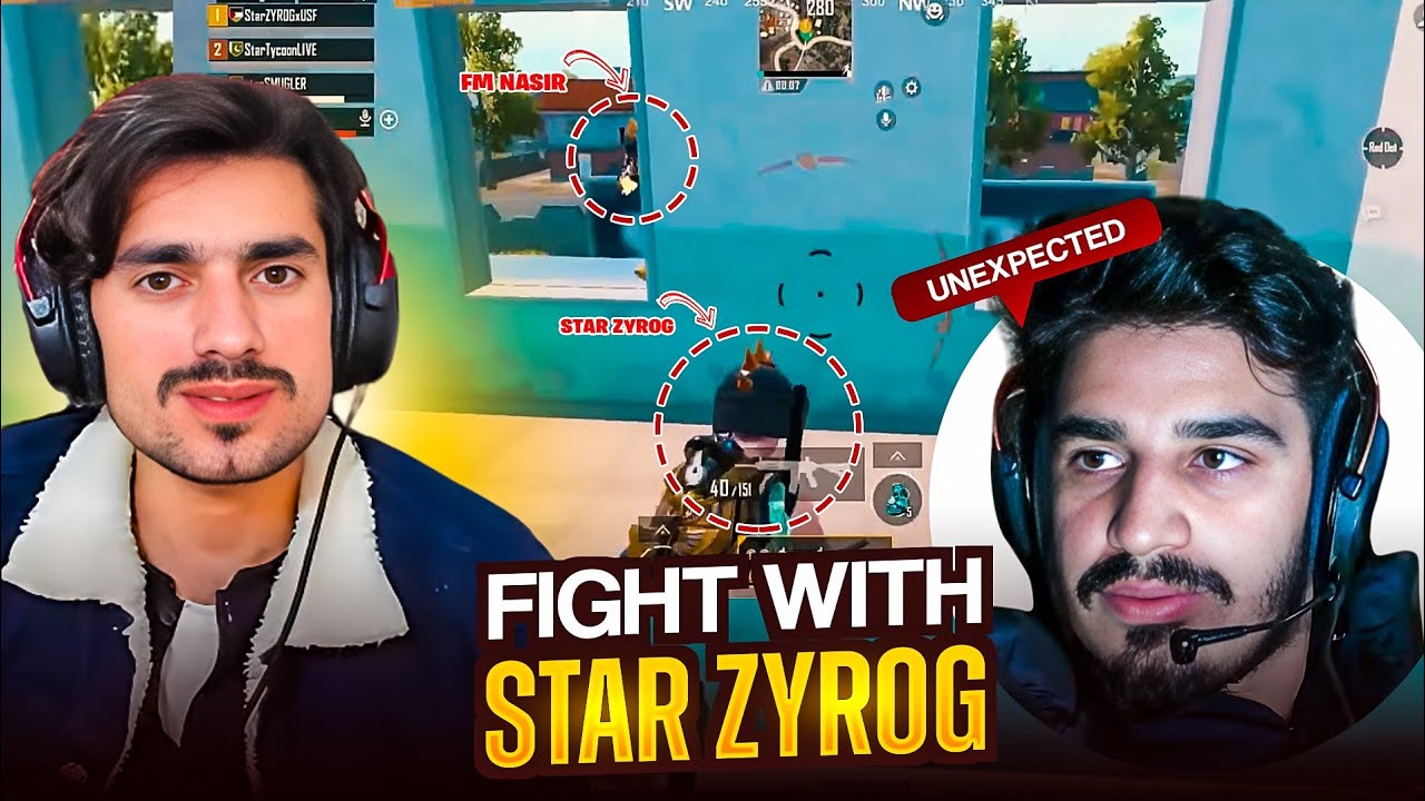 Fight Against Star Zyrog || Crazy Reaction || Fm nasir Yt