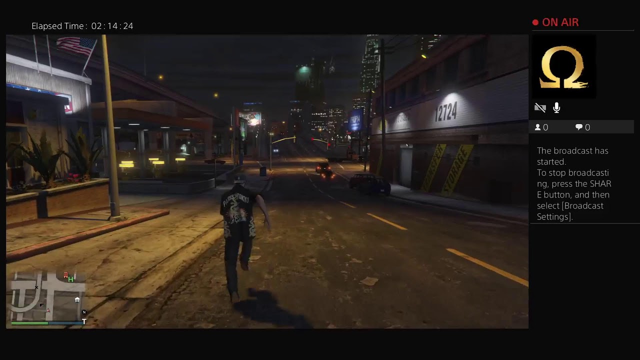 Live PS4 GTA V online: collecting cash