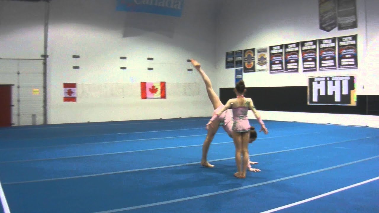2015 CAN Select 12 18 WP BAL K Wilson S Wilson Oakville Acrobatic Gymnastics