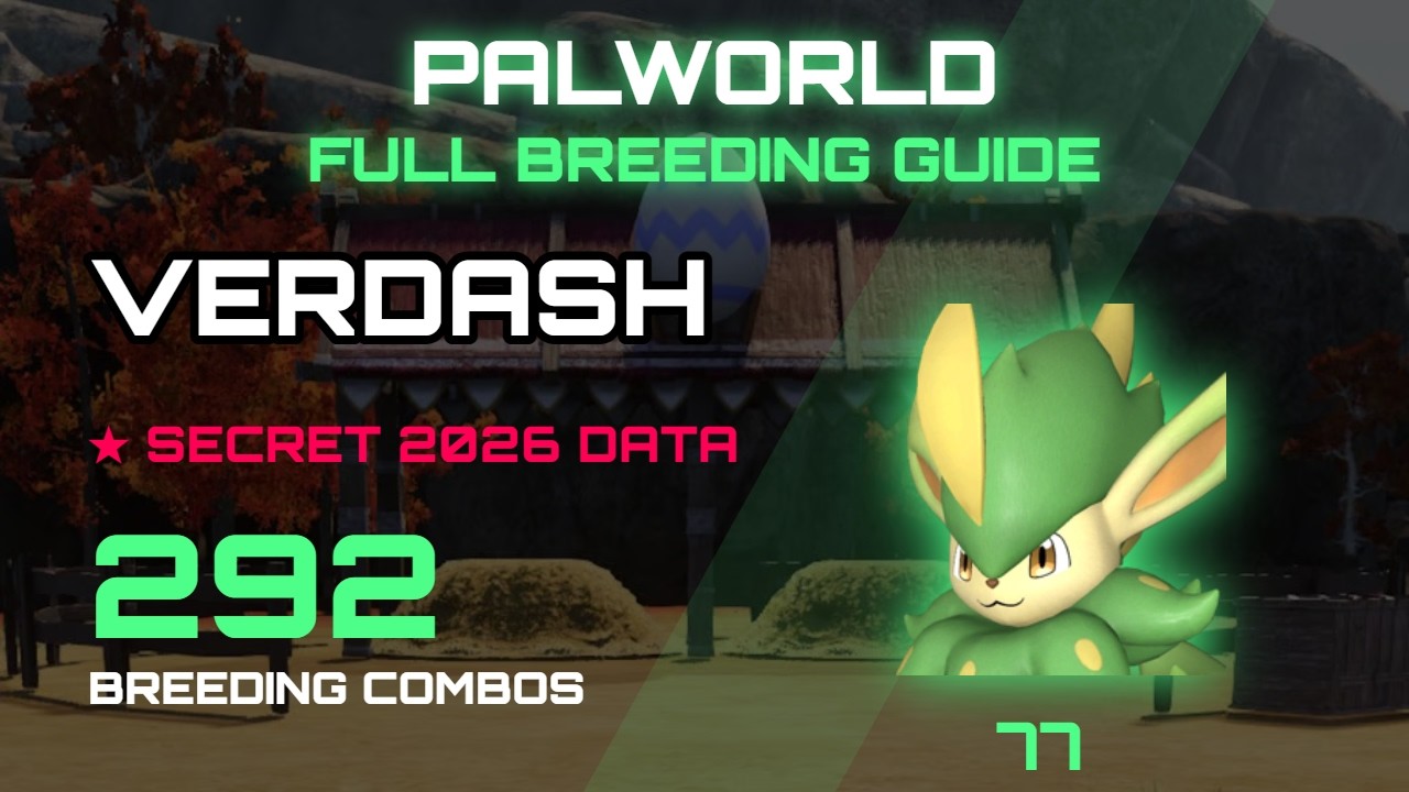 PALWORLD VERDASH FULL BREEDING GUIDE - musical