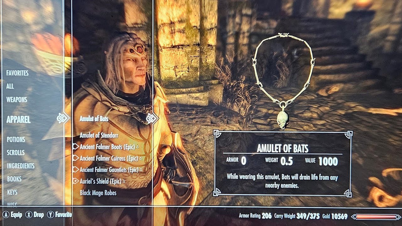 Skyrim Legendary Collector Series Episode 250 - Amulet of Bats