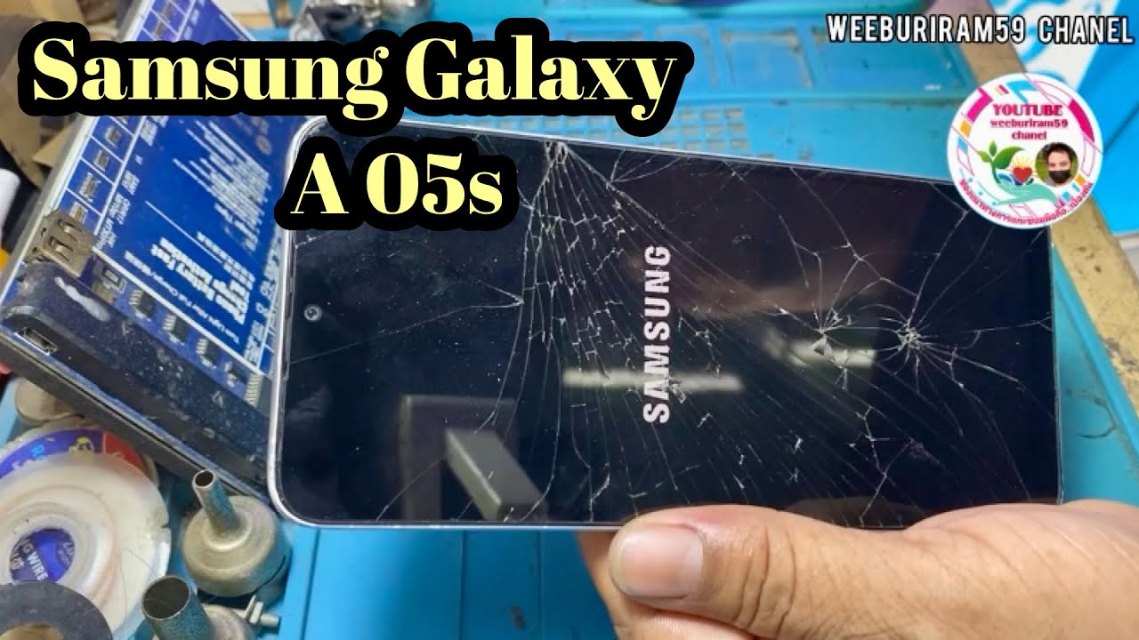 Samsung Galaxy A05s ขั้นตอนแกะเครื่องเปลี่ยนจอใหม่