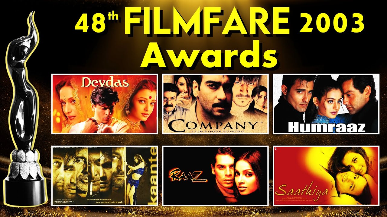 Filmfare Awards 2003 | 48th Edition | फिल्मफेयर अवार्ड 48वां संस्करण | Shahrukh, Aishwarya, Sonu