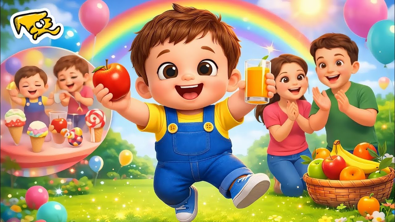 Baby Baby What You Want? | Yes Yes Healthy Food Song for Kids 🍎