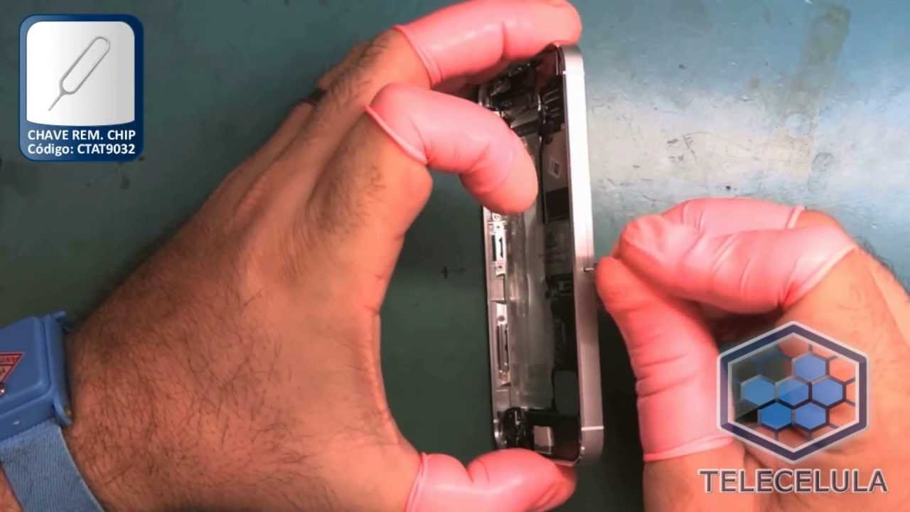 Tutorial de Desmontagem Apple iPhone 5 - TELECELULA