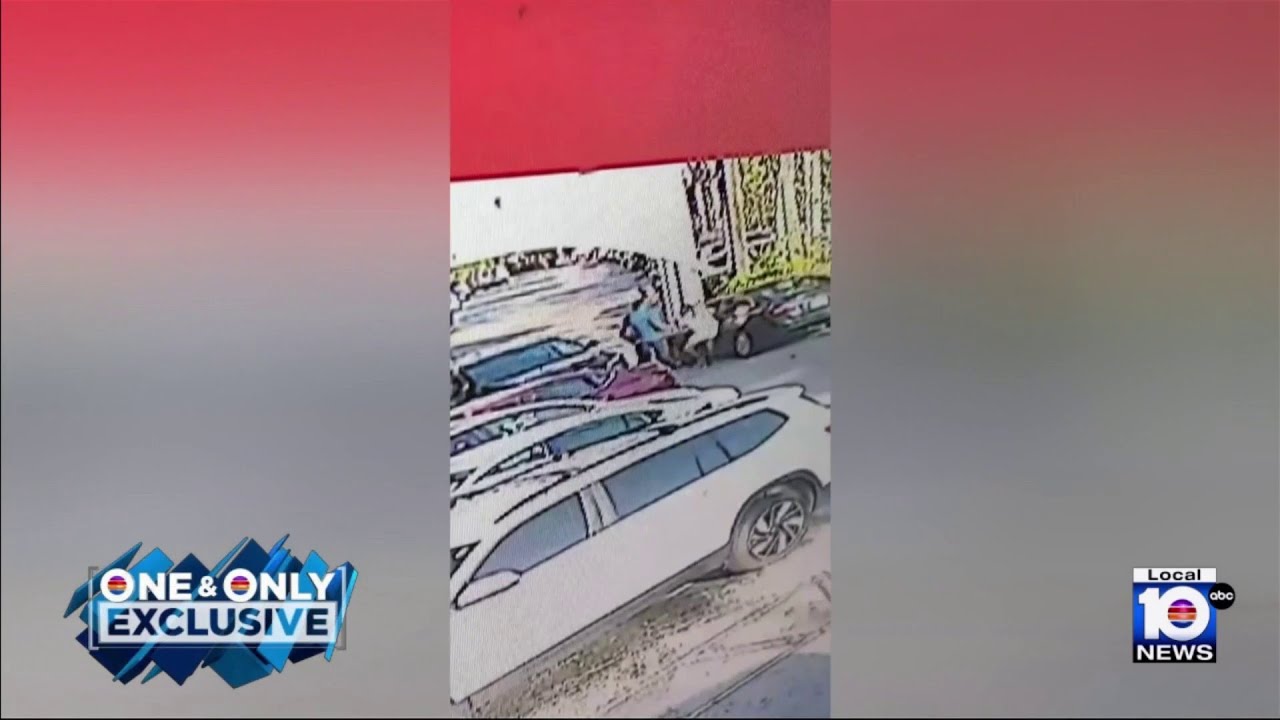 Video shows victim struck by vehicle driven by woman outside Miami Springs hotel
