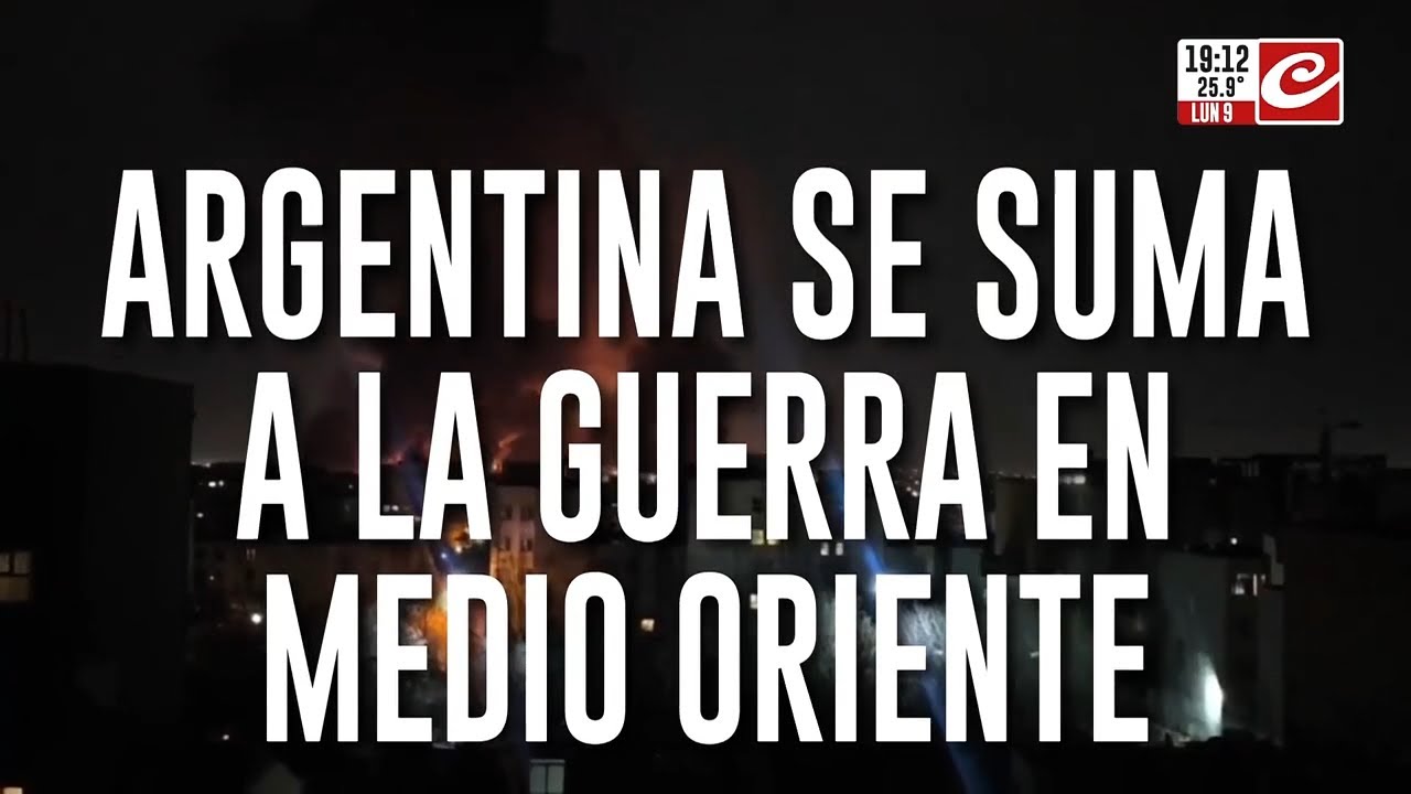 Argentina se suma a la guerra en Medio Oriente
