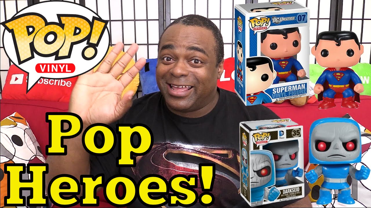 FUNKO POP VINYL SUPERMAN & DARKSEID Unboxing & Review!