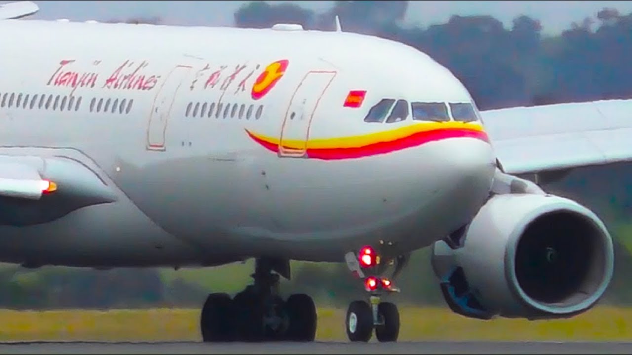 INAUGURAL | Tianjin Airlines A330-200 Landing & Takeoff ● Melbourne Airport Plane Spotting