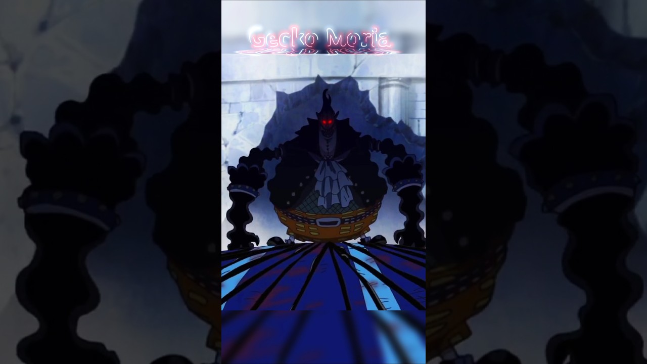 Gecko Moria's Deadly Shadow Abilities!💀 One Piece Anime Action Life #luffy #onepiece