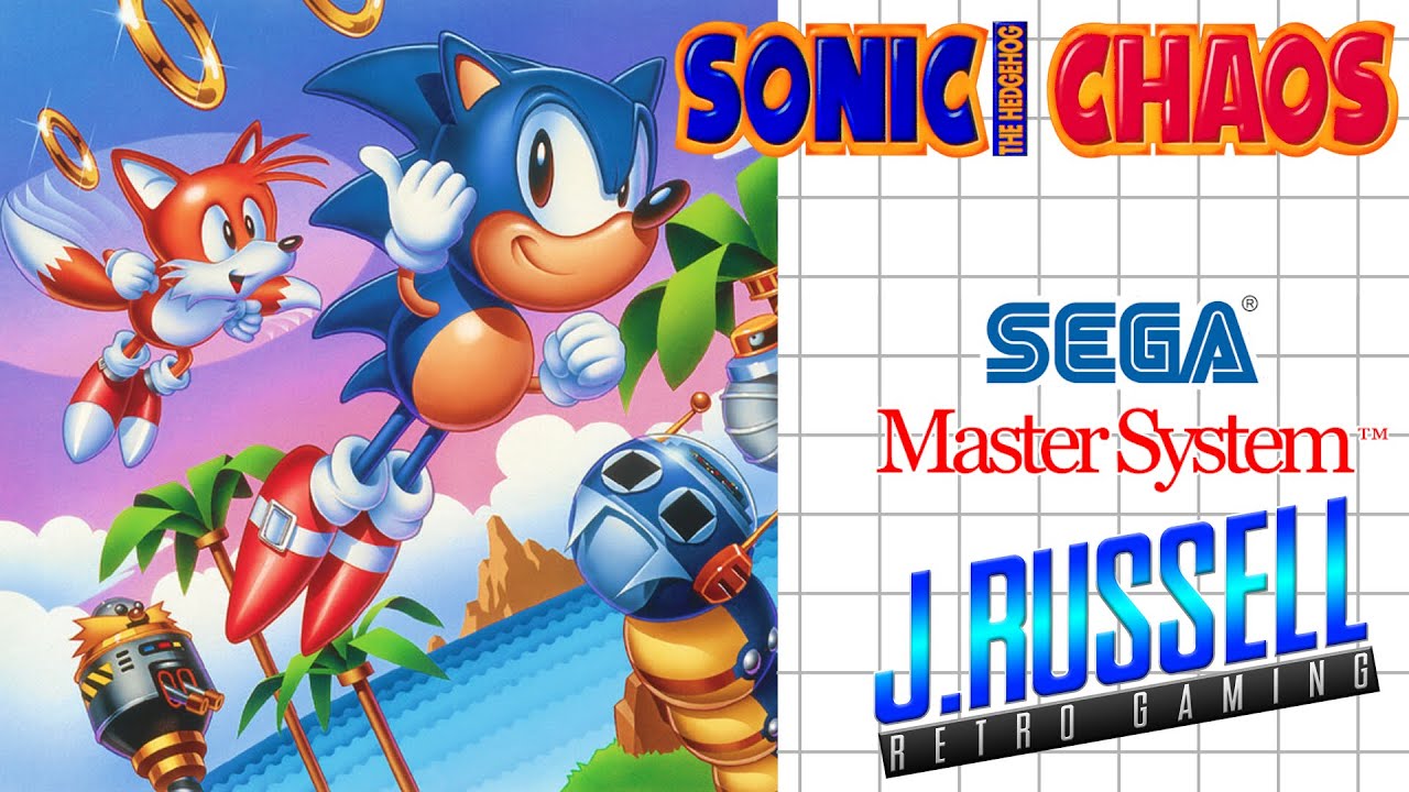 Sonic The Hedgehog Chaos - Sega Master System II + YPbPr Output - PAL