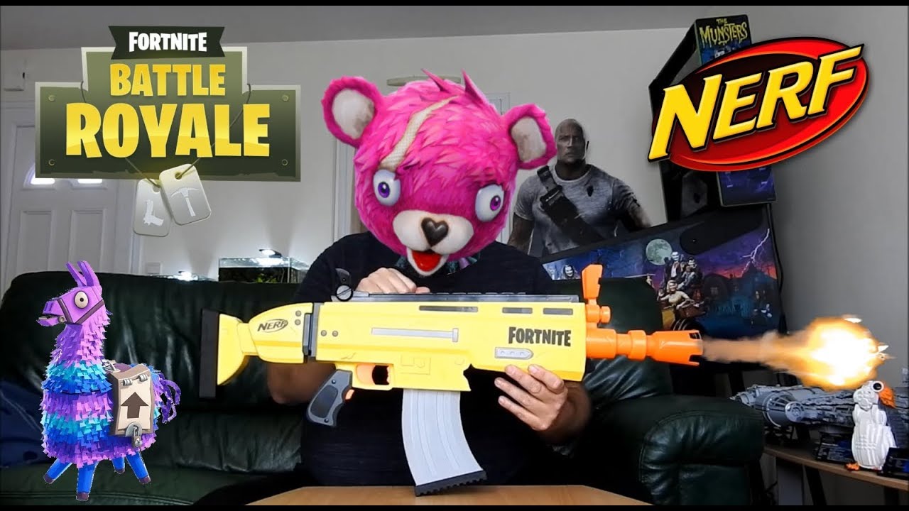 NERF FORTNITE AR-L ( SCAR ) test et présentation en français fr
