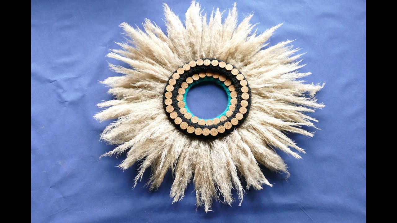 DIY Kranz aus Pampasgras – DIY Kranz durchs Jahr – Wreath of pampas grass – Corona decorativa