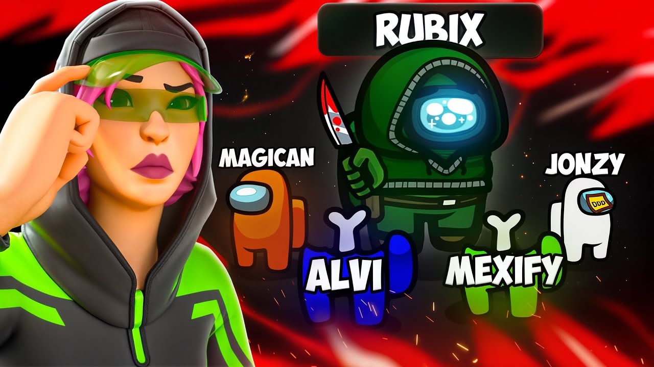 RUBIX spielt AMONG US zum ERSTEN MAL! 😂