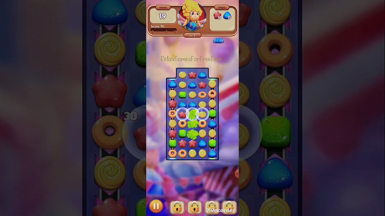 Candy Charming - Match 3 Games -cute match puzzle game Levels 1, 2 gameplay #walkthrough #mobilegame
