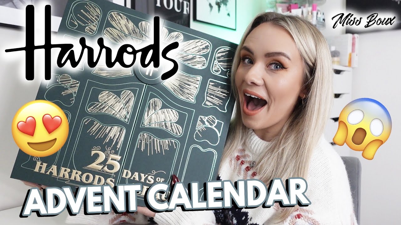 HARRODS BEAUTY ADVENT CALENDAR UNBOXING 2022 £250 WORTH £1136!  | MISS BOUX