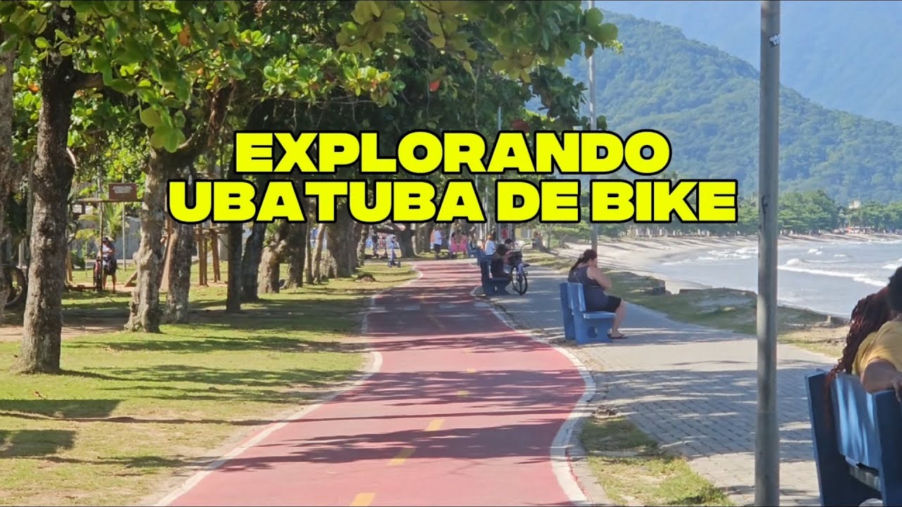 Passeando de Bike por Ubatuba! 3 Praias e 1 Rio em 1 pedalada