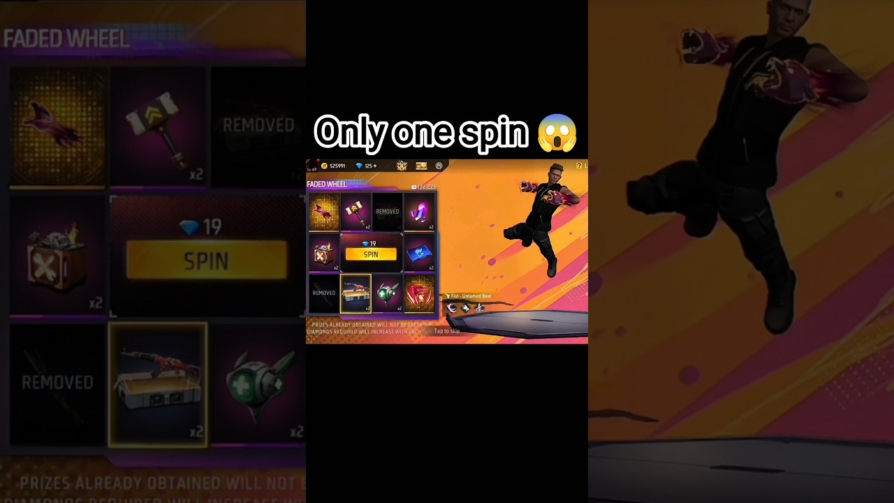 New untamed beast fist skin free fire | new faded wheel event spin free fire #viral #untamedbeast