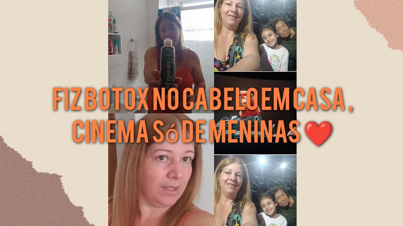 FIZ botox no meu CABELO em CASA , mostrei indo para casa de repouso e CINEMA com Laura e minha sogra