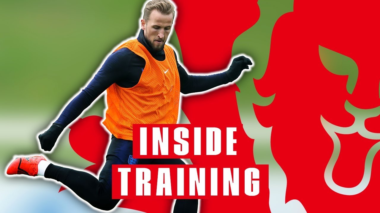 England Show off Sensational Finishing Skills as Squad Prepares For Czech Republic | Inside Training