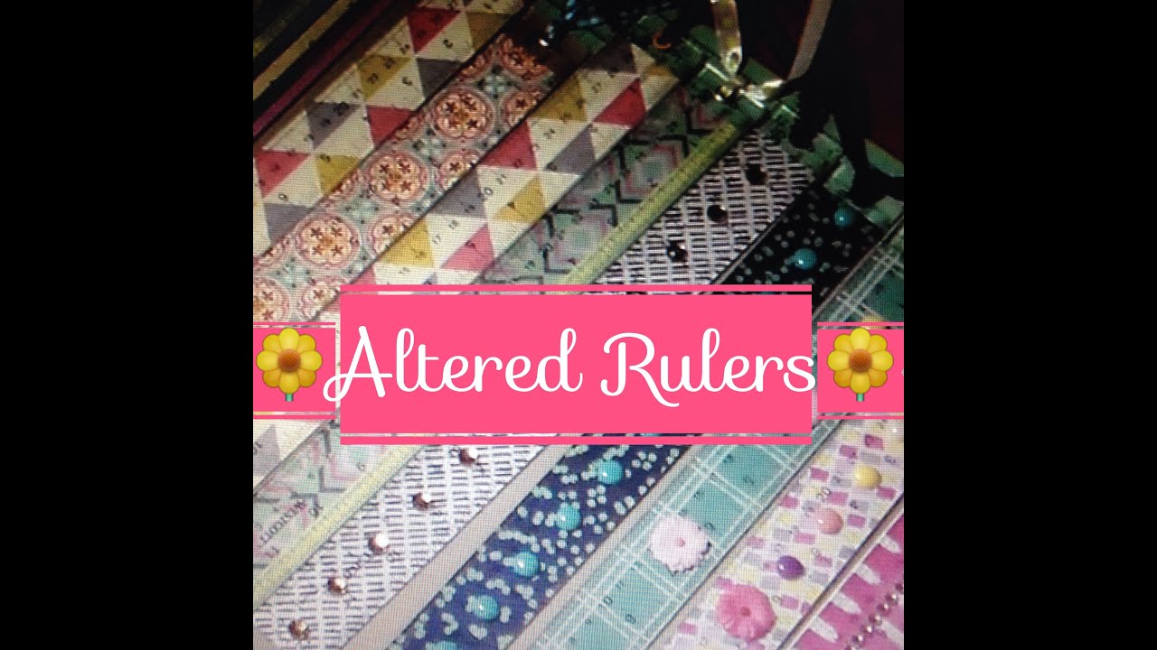Craft Fair Idea #5:  Altered Rulers....with my sister Bri! 2015