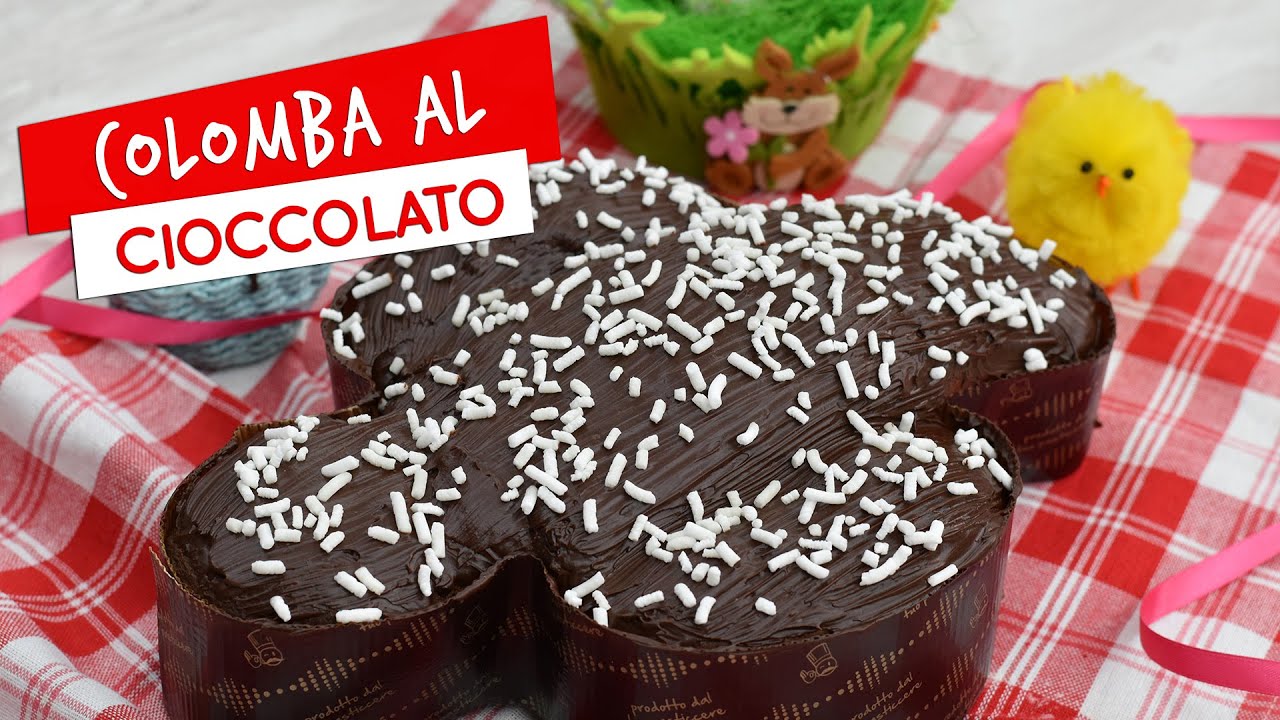 Colomba al cioccolato facile ad impasto unico