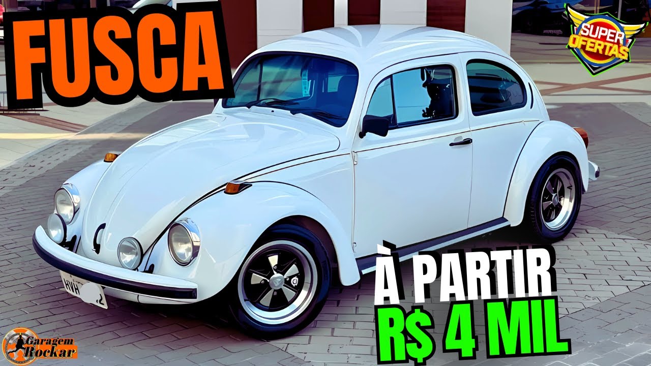 FUSCA A VENDA À PARTIR DE 4 MIL PRA REFOMAR e EM BOM ESTADO 