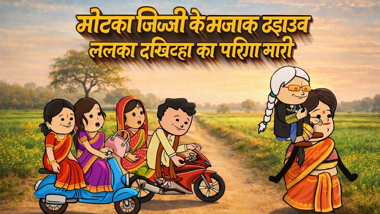 मोटका जिज्जी कै मजाक उड़ाउब ललका दखिन्हा का परिगा भारी🥰😅 मस्त अवधी कॉमेडी वीडियो 😅
