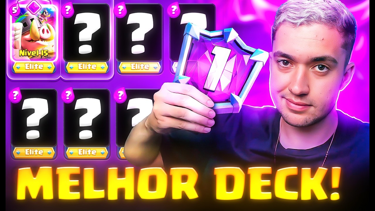 ESSE DECK DE PORCOS REAIS EST&Aacute; DOMINANDO O CLASH ROYALE!