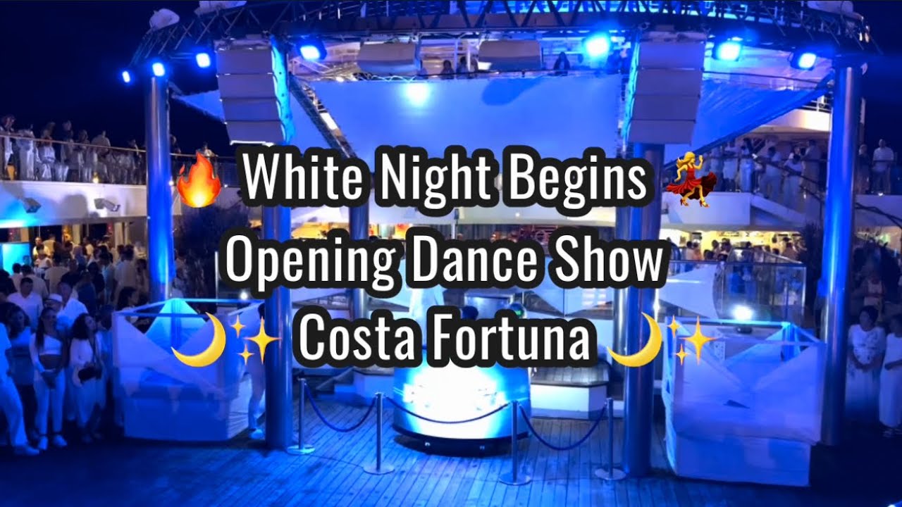 🔥 White Night Begins 💃Costa Fortuna on the way to Istanbul🌙✨2025 
