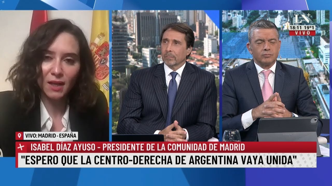 Isabel Díaz Ayuso, Presidenta de la Comunidad de Madrid: 
