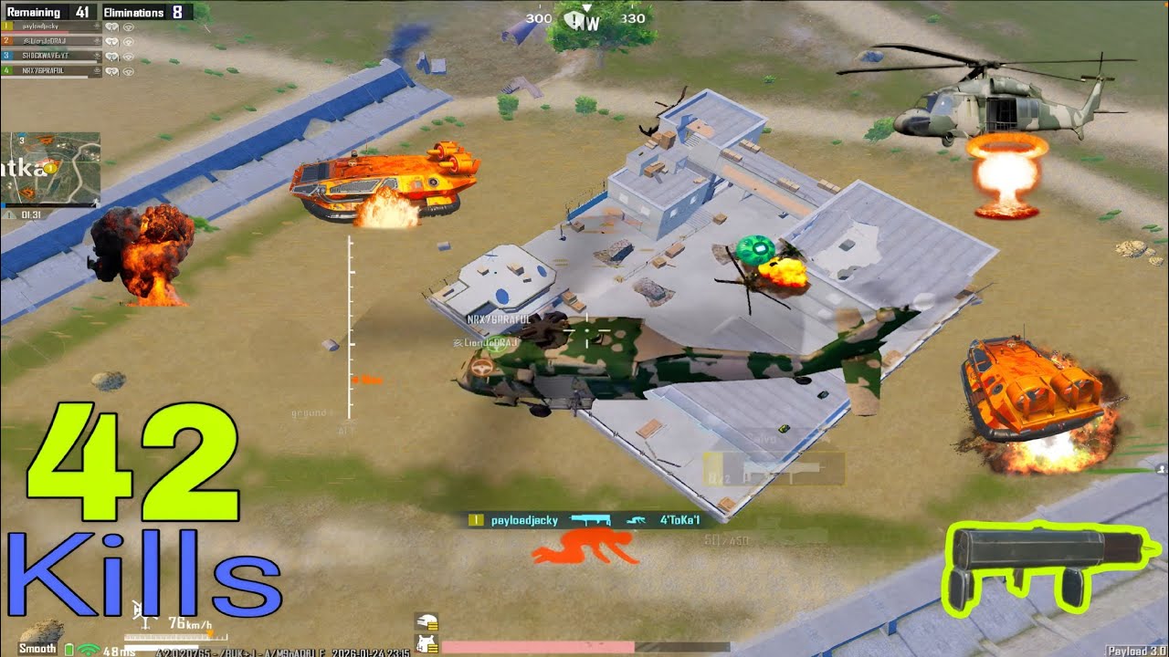 🔥Destroyed The Helicopter With M202 in Base instance Fight 😱 Payload 3.0 |