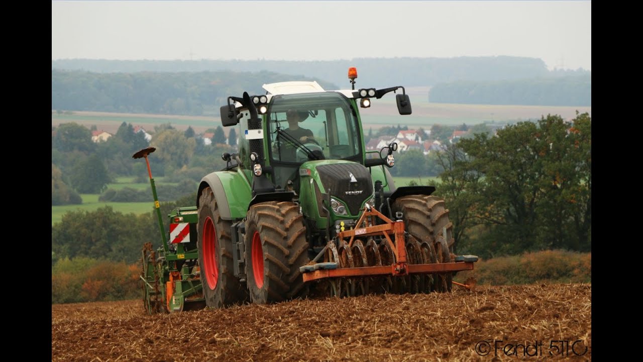Fendt Vario im Doppelpack!!! Säen und Grubben mit Fendt 820 + 718 Vario