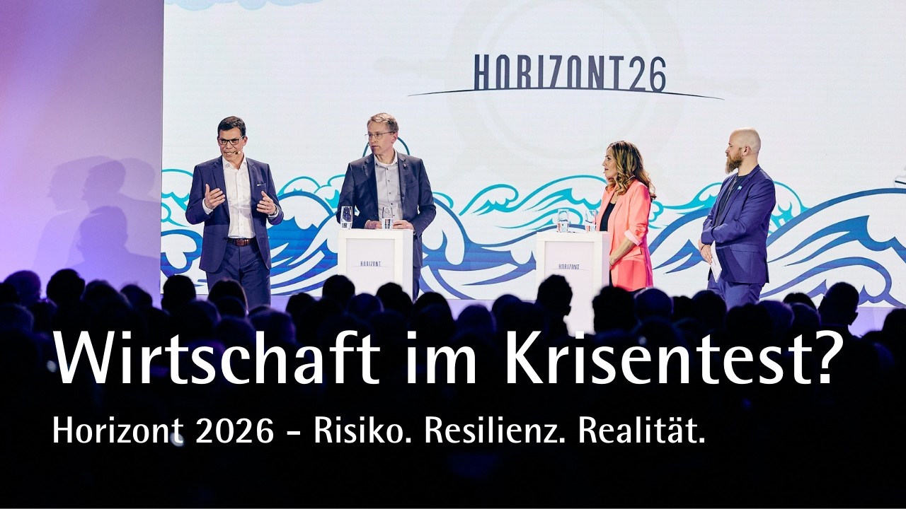 HORIZONT 2026 live | Krisenszenario & Expertenpanel – IHK zu Kiel Jahresempfang