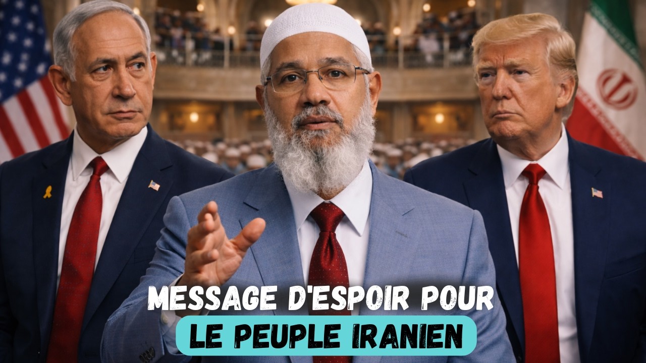 Un message d'espoir pour le peuple Iranien – Le Dr Zakir Naik prend la parole.