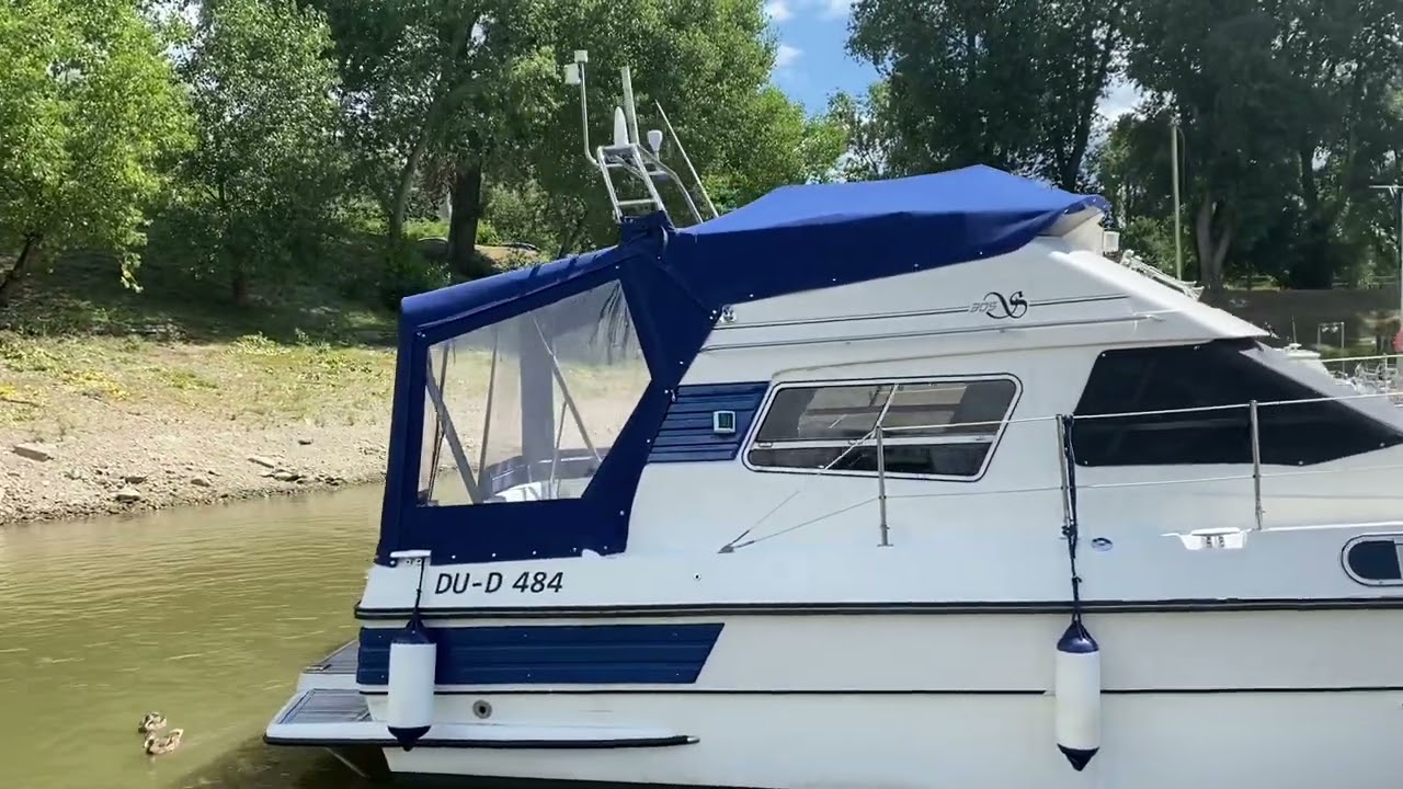 Neue Persenning für unsere Sealine 305 Fly